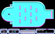 SimulGolf for IBM PC/Compatibles - This will be tough! Aim carefully...