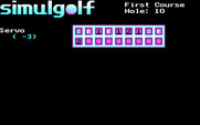 SimulGolf for IBM PC/Compatibles - Here's my scorecard.