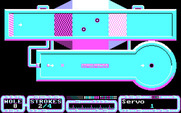 SimulGolf for IBM PC/Compatibles - More hills...aim your shot carefully with just the right amount of power...