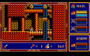 Popful Mail for PC-8800 Series - There are a number of moving platforms to ride here...