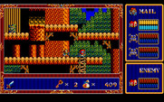 Popful Mail for PC-8800 Series - Climbing up some ladders...