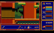 Popful Mail for PC-8800 Series - Game start.