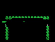 Cavern Quest for TI-99/4A - Second stage start; watch out for that spider!