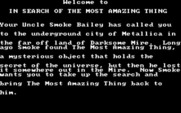 In Search of the Most Amazing Thing for IBM PC/Compatibles - Demo and game introduction.