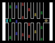 Robot Runner for TI-99/4A - Start of the third screen.