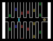 Robot Runner for TI-99/4A - Run to the target without touching the robots!