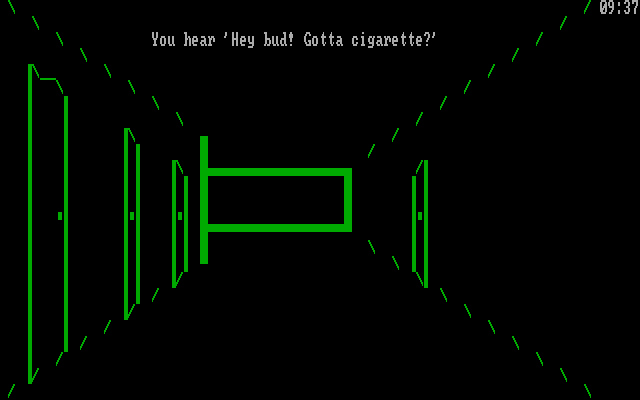 Asylum IBM PC/Compatibles Screenshot: Someone wants a cigarette...