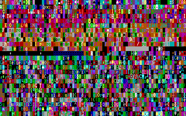 Asylum IBM PC/Compatibles Screenshot: Don't curse at the game...it won't like that!