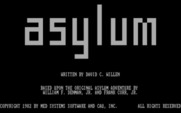 Asylum for IBM PC/Compatibles - Title screen.
