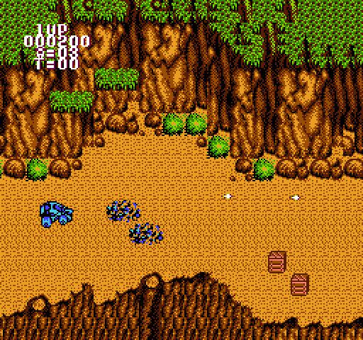 BreakThru NES / Famicom Screenshot: Game start.