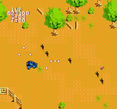 BreakThru for NES / Famicom - Numerous enemy soldiers greet me at the start of this level!