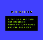 BreakThru for NES / Famicom - Entering the mountain region!