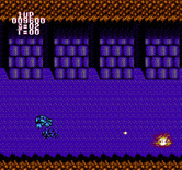 BreakThru for NES / Famicom - Blasting some opponents...