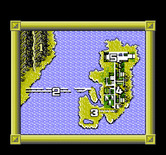 BreakThru for NES / Famicom - The game map.