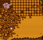 BreakThru for NES / Famicom - Crash! I failed to jump over this pile of rocks...