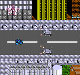 BreakThru for NES / Famicom - Multiple opponents attack...