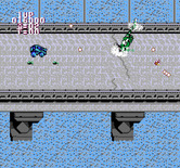 BreakThru for NES / Famicom - Facing an enemy helicopter!