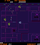 Time Pilot '84 for Arcade - Game start.