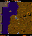Time Pilot '84 for Arcade - Another swarm of enemies appears...