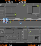 Time Pilot '84 for Arcade - Watch out for that enemy missile launcher!