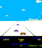 Driving Force for Arcade - About to pass another car...