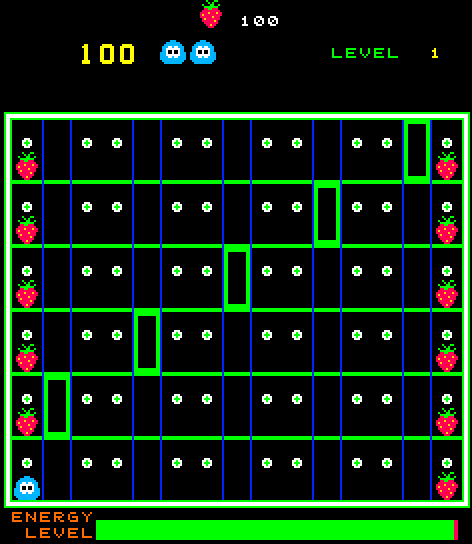 Glob, The Arcade Screenshot: Game start.