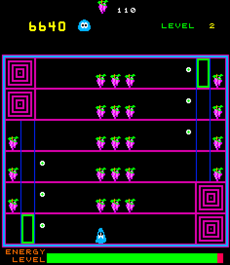Glob, The Arcade Screenshot: Level 2 start.