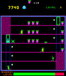 Glob, The for Arcade - Use elevators to ride to different platforms.