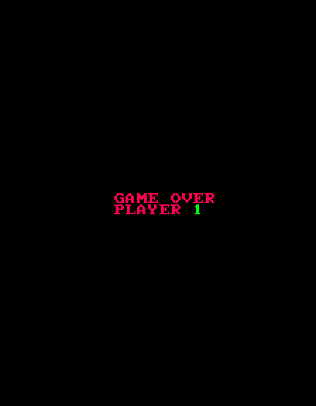 Glob, The Arcade Screenshot: Game over.