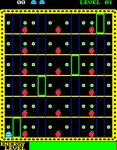 Glob, The Arcade Screenshot: Game start.