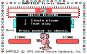 Garfield Trivia Game for IBM PC/Compatibles - Single player game, or team mode?