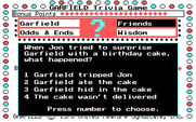 Garfield Trivia Game for IBM PC/Compatibles - Another question, do you know the answer?
