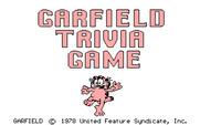 Garfield Trivia Game for IBM PC/Compatibles - Title screen.