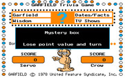 Garfield Trivia Game for IBM PC/Compatibles - You can also lose a turn with the Mystery Box.