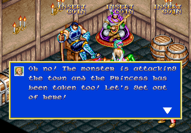 Dungeon Magic Arcade Screenshot: Game start.