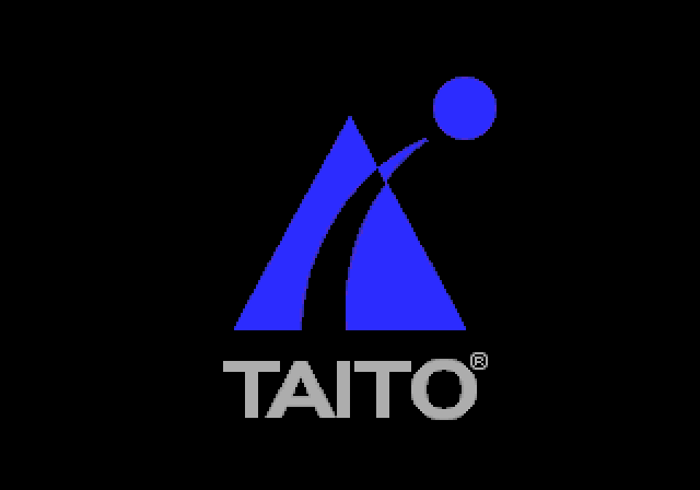 Dungeon Magic Arcade Screenshot: Taito logo.