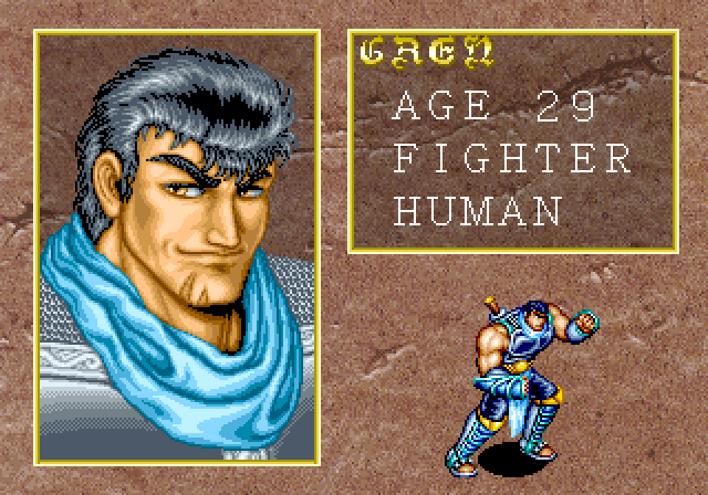 Dungeon Magic Arcade Screenshot: Character introduction: Gren.