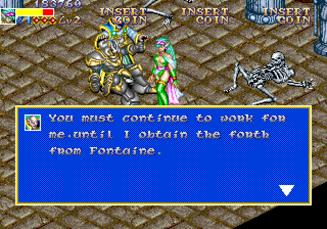 Dungeon Magic Arcade Screenshot: The quest continues...