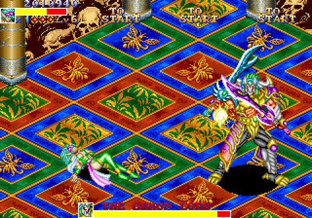 Dungeon Magic Arcade Screenshot: This fight won't be easy...