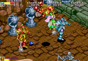 Dungeon Magic for Arcade - Smashing an opponent to the ground...