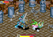 Dungeon Magic for Arcade - Cisty is knocked down!