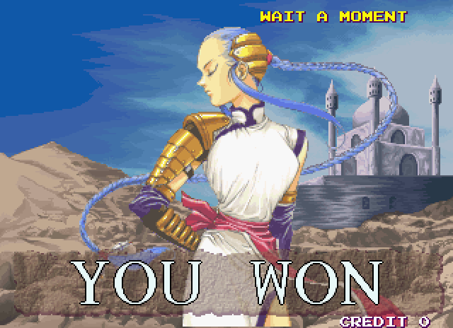 Landmaker Arcade Screenshot: I won, on to the next level!