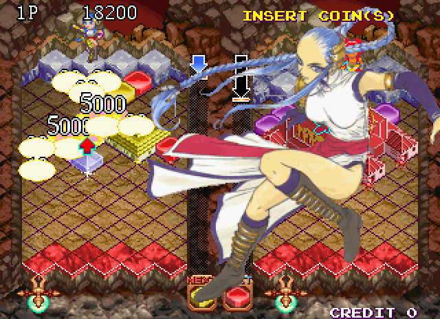 Landmaker Arcade Screenshot: Trying again...winning this time!