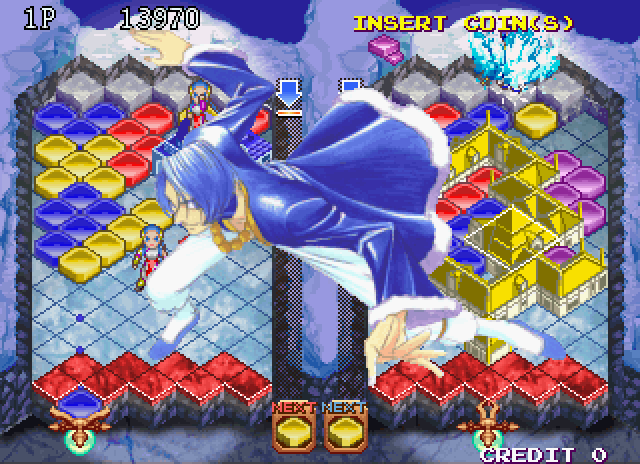 Landmaker Arcade Screenshot: The computer opponents begin getting tougher!