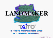 Landmaker for Arcade - Title screen.