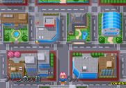 Kirameki Star Road for Arcade - Map of the city...
