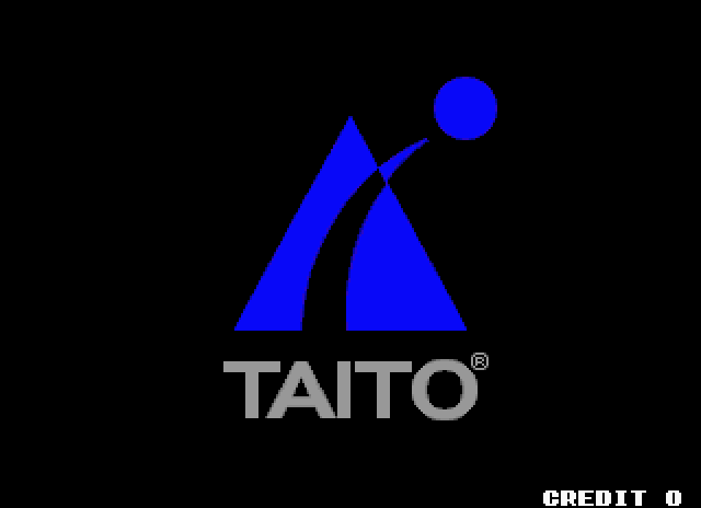 Puchi Carat Arcade Screenshot: Taito logo.