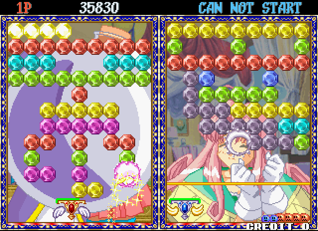 Puchi Carat Arcade Screenshot: Didn't make it this time...