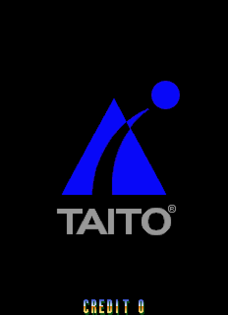 Twin Cobra II Arcade Screenshot: Taito logo.