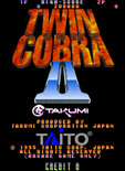 Twin Cobra II for Arcade - Title screen (U.S. version).